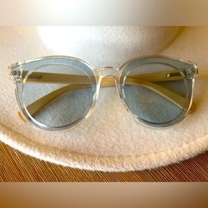 ROOT Sunglasses with Blue Lenses. Unisex.